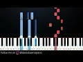 Nessa Barrett - Tired Of California (Piano Tutorial)