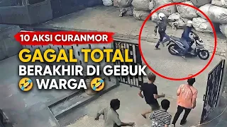 MALING MOTOR APES  🤣 !! 10 Aksi Curanmor Gagal Total - Kepergok Warga