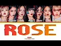 HANA "Rose" | Color Coded Lyrics (by Yeontani Jap/Rom/Eng)