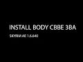 Skyrim AE 1 6 640 Install Body CBBE 3BA Run 3BA Bodyslide Build 3BA Outfit