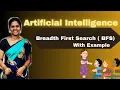 Breadth First Search BFS in Artificial Intelligence searching Algorithms
