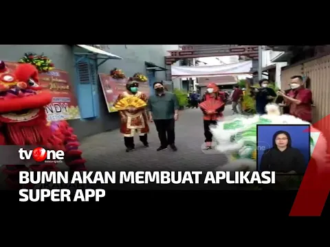 Menteri BUMN Erick Thohir Resmikan Kampung Pecinan Kapasan di Surabaya