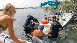 The Wild Side of Puerto Rico: Sailing, Rescuing a sinking boat, Chasing Waterfalls |ep 50
