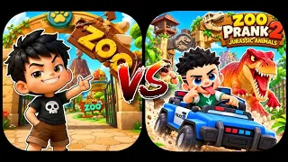 Zoo Prank VS Zoo Prank 2 Jurassic Animals