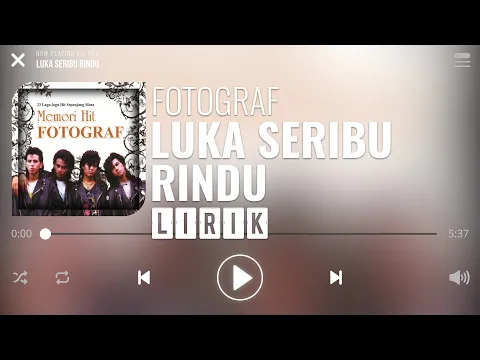 Download MP3 Fotograf - Luka Seribu Rindu [Lirik]