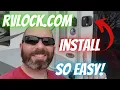 DIY How To Install An Rvlock com Compact Door Handle