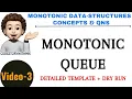 Monotonic Queue Template Detailed Dry Runs Related Problems codestorywithMIK