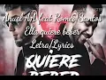 Anuel AA feat Romeo Santos - Ella quiere beber Remix( Letra/Lyrics)