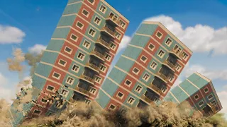 Realistic Building Demolitions Gone Wrong