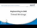 Keyboarding in SAM - Students