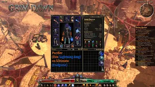 Grim dawn Purifier dmg on Ultimate - Farm Lvl SR Bosses Online Endgame