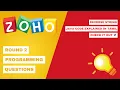 Zoho Round 2 Programming Question Reverse String Tamil