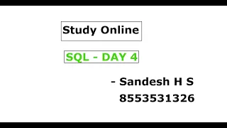 SQL Day 4