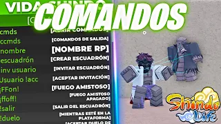 LOS COMANDOS DE SHINDO LIFE EXPLICADOS EN UN roblox shindo life 2025