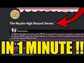 HOW to JOIN ROYALE HIGH DISCORD SERVER PC MOBILE