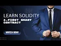 Solidity Tutorial 4 Write First Smart Contract on Remix IDE Code With Sahil