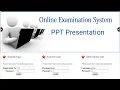 Online exam portal in Java PPT Presentation