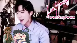 liu yuning singing korean song like being hit by bullet by baek zyoung 