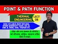 point and path function in thermodynamics point function and path function