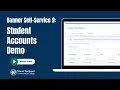 Banner Self-Service 9 Student Accounts Demo