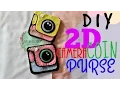 DIY 2D CAMERA COIN PURSE CUTE and EASY AiiMADEit