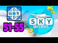 SKY WORDS 51 52 53 54 55