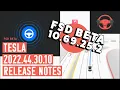 2022 40 30 10 Tesla Release Notes FSD Beta v10 69 25 2