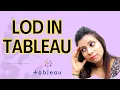 Fixed Vs Exclude LOD in Tableau in Hindi Tableau LOD Explained Tableau Tutorial