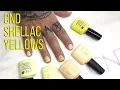 CND Shellac Yellows LIVE NAILS