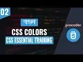 CSS Tutorial for Beginners in Bangla CSS Colors Part 02