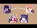 Matching 4 person anime pfp