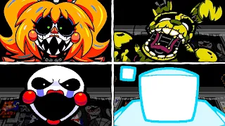 five nights at frickbears 3 all jumpscares game overs fnaf fan game