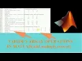 Array operations in matlab
