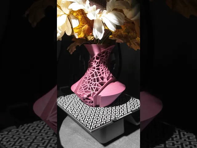 The Vori Vase, Modern and Unique Home Decor for Dried and Preserved Flower Arrangement | STL File video thumbnail