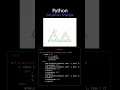 Sierpinski Triangle Fractal The Power of Recursion Python turtle