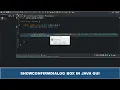 Java GUI Crash Course Tutorial showConfirmDialog Box