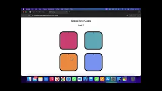 Simon Say Game - Web Development Project