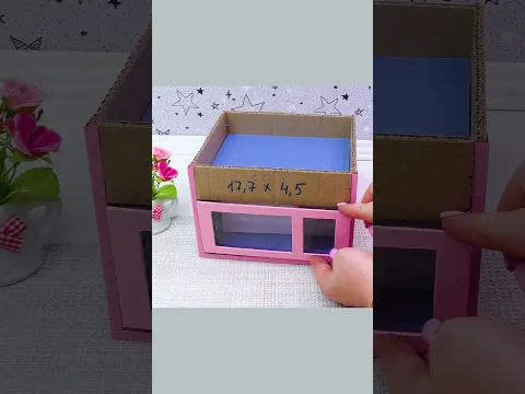 Cardboard Box Transformation Into Luxury Organizer #diy #organization