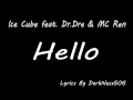NWA - Hello (Lyrics)
