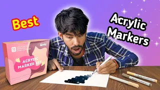 New Acrylic Skin tone markers 😍 | Arrtx 30C