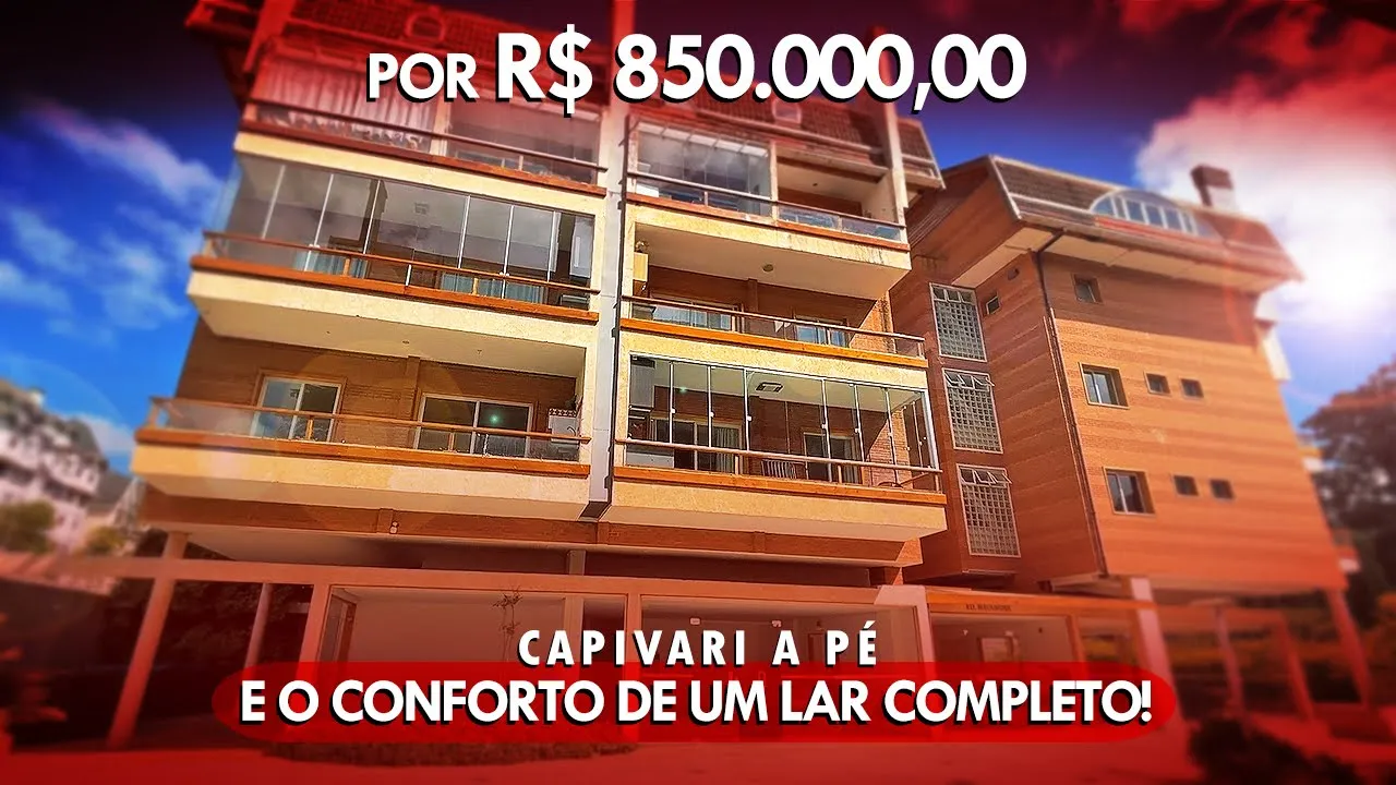 Video do Imóvel: Apartamento mobiliado no coração de Campos do Jordao