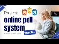 Online Student Poll Using HTML CSS JavaScript PHP Complete Web Development Tutorial