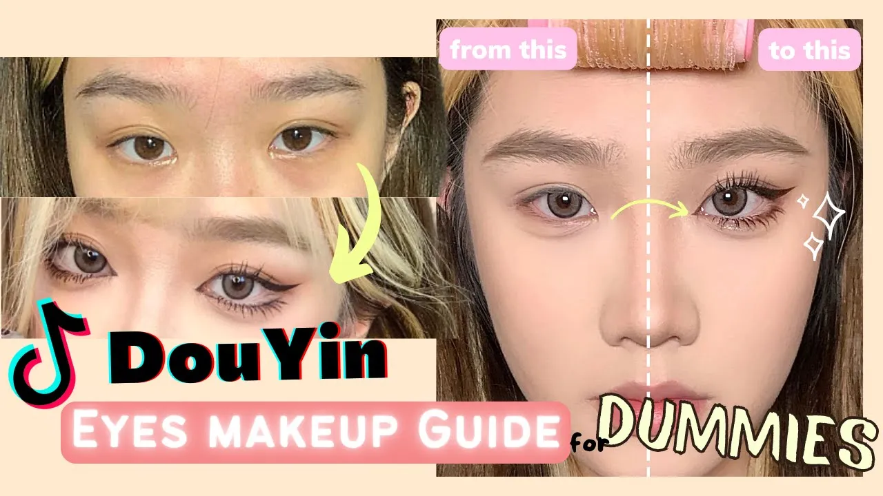 DOUYIN EYES Makeup Guide for Dummies - Inner Corner, Eyeliner, Lower Lid Eyeshadow & Aygeosahl 小鱼仔一只