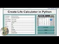 How to Create Life Calculator Using Date Picker Calendar in Python