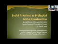 Egenis seminar Social Practices as Biological Niche Construction