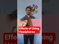 Download Lagu Effects of Using Headphones🎧 #headphones #deafness #tinnitus #education #vertigo #nervesweakness