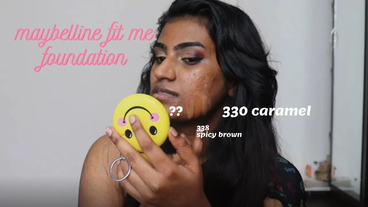 Maybelline Fit Me foundation 330 Toffee Caramel, 335 Classic Tan & 340 Cappucino COMPARISON தமிழில்