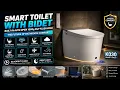 One Piece Toilet with 1000g MaP Flush CD-W001 Review Auto Open Heated Seat Bidet