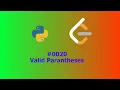 ASMR Leetcode Valid Parantheses Python Solution