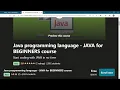 Udemy 100 off JAVA for BEGINNERS course Udemy course